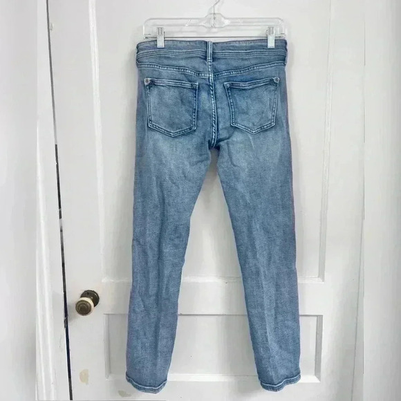 Anthropologie Pilcro Side Stripe Slim Boyfriend Jeans distress Size 24P - Picture 3 of 4